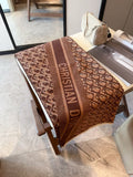 Dior Monogram Fringe Scarf — hero